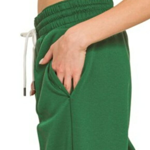 Zenana Drawstring‎ Scuba Sweatpants with Pockets - Picture 4 of 4